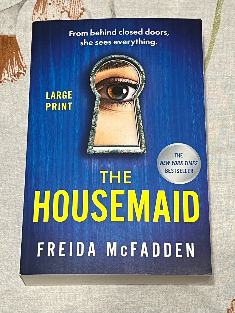 The Housemaid By Freida McFadden Large Print Paperback